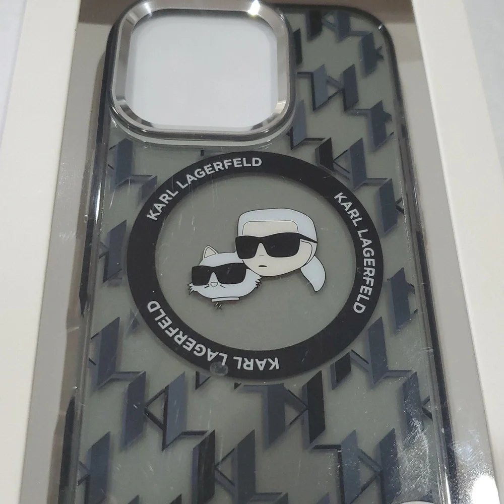 Karl Lagerfeld‎ iPhone 16 Pro Karl Chou chou KL logo slim profile phone case new